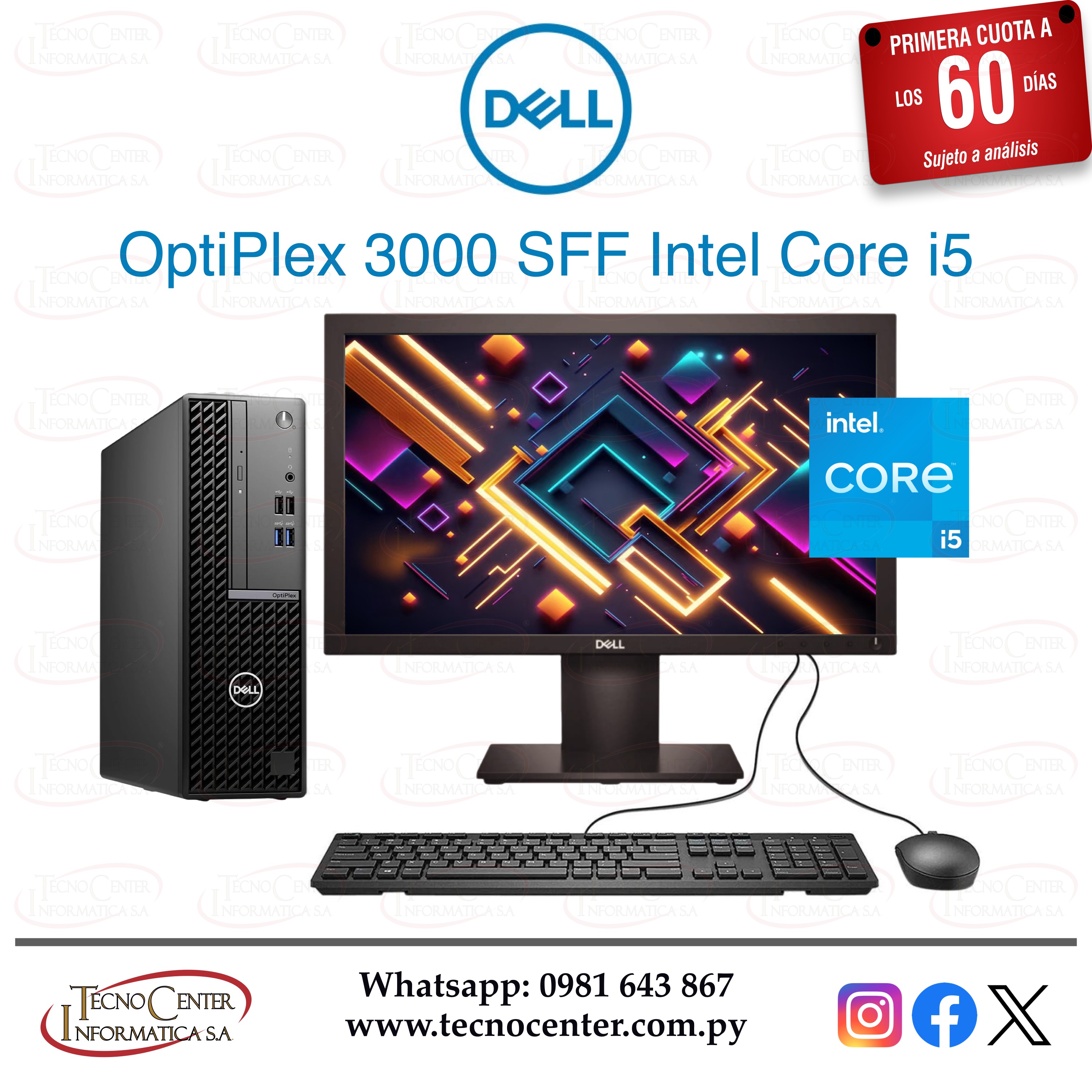 PC Dell OptiPlex 3000 SFF Intel Core i5